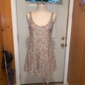 Floral Asymmetrical Dress